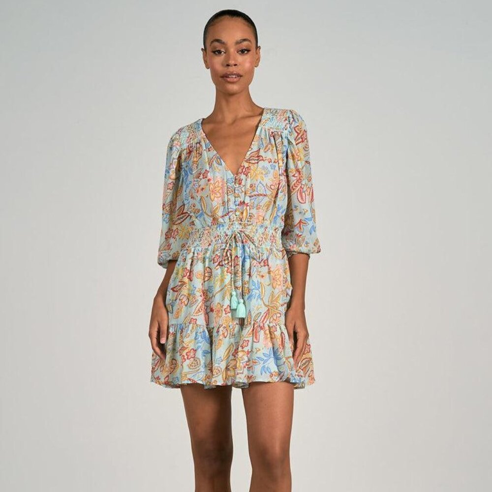 NWT Elan Melrose Print Dress